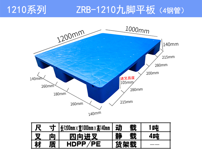 1210九腳平板參數圖